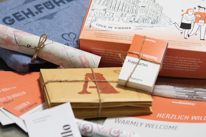 A box for a romantic walk in the city center of Vienna - Why a Love in Vienna walk box feels right in Vienna