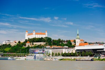 Bratislava Day Trip from Vienna With Catamaran Cruise on Danube - The Bratislava Old Town walk: Michael’s Gate to St. Martin’s Cathedral