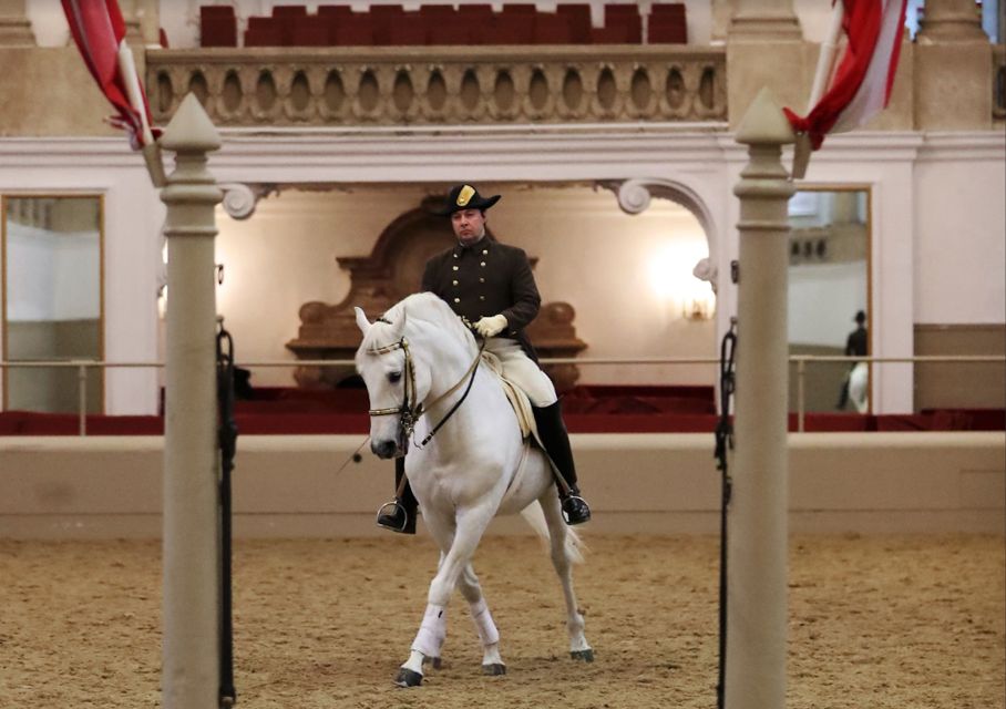 Performance Of The Lipizzans At Spanish Riding School - Lighting and classical music: André Heller’s role in the atmosphere