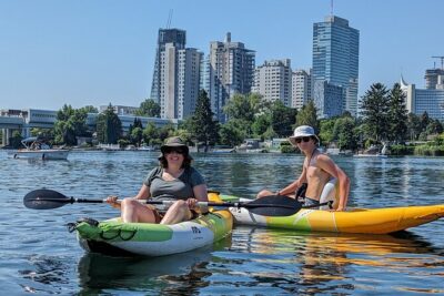 Private Kayaking Tour of Vienna - Paddling the Old Danube: skyline views with real calm