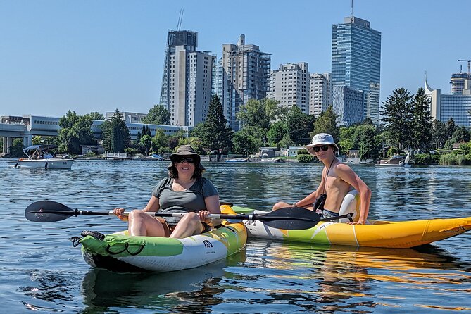 Private Kayaking Tour of Vienna - Paddling the Old Danube: skyline views with real calm