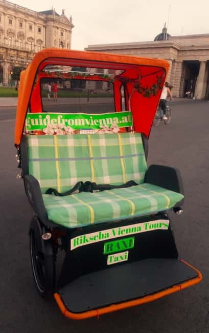 RAXI (Electric Rickshaw) Vienna Tours with two options - Price and duration: what $158 buys for up to two people