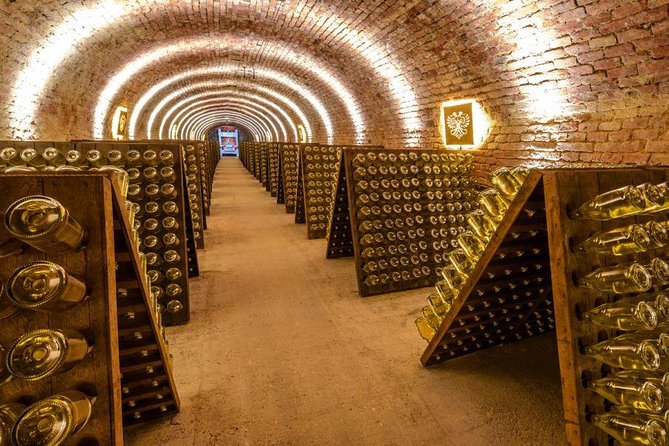 Schlumberger Sparkling Wine Cellar World Entrance Ticket in Vienna - Timed guided options inside a mostly self-guided ticket