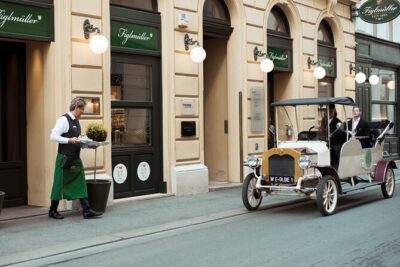 Vegan Sightseeing tour in an electro vintage car incl. schnitzel - Electric Vintage Car vs. Horse-Drawn: The Real Experience Difference