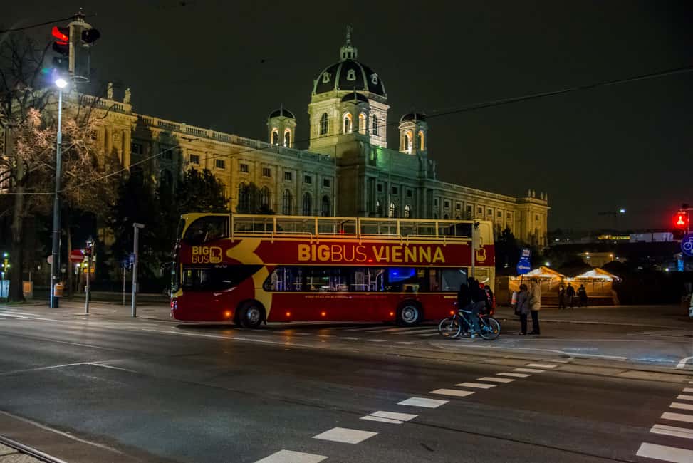 Vienna: Big Bus City Highlights Night Tour with Live Guide - The Danube and canal lighting: why this stretch feels special