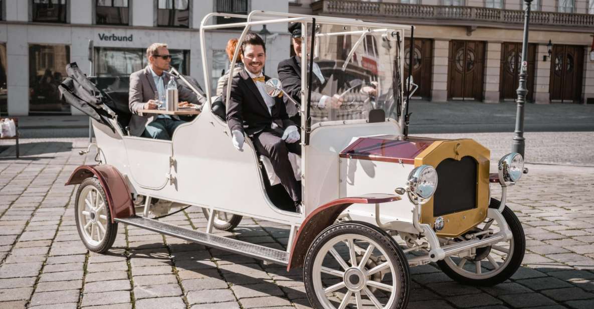 Vienna: Culinary Sightseeing Tour in an Electric Vintage Car - Entering Vienna from Am Hof in an electric vintage car