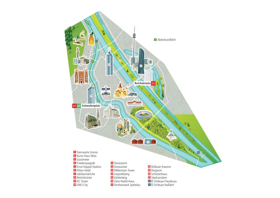 Vienna: Evening Cruise Along The Danube - Food on Board: Roman Loos, In-House Schnitzel, and Veg-Friendly Options