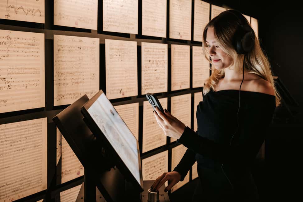 Vienna: Johann Strauss - Immersive Audiovisual Experience Ticket - Hands-On Participation: Interactive Exhibitions and the Composing Machine