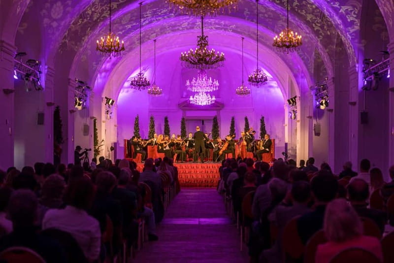 Vienna: Mozart and Strauss Concert at Schönbrunn - Intermission plan: bar time, garden time, and cloakroom reality