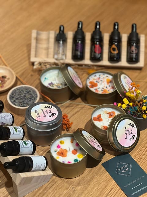Vienna: Natural soy wax candles Workshop - What You’re Really Making: Soy Wax + Essential Oils + Dried Florals