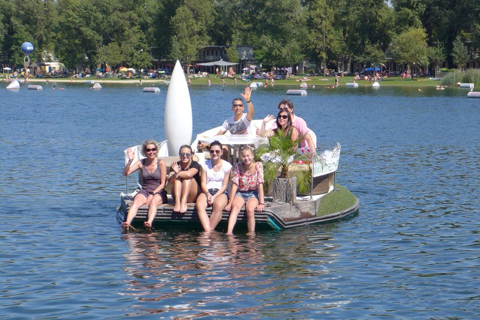 Vienna: Private Floating Island E-Boat Rental on Danube - Floating Island E-Boat on the Old Danube: The Big Idea