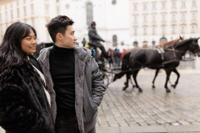 Vienna: Professional Photoshooting - Burggarten and Michaelerplatz: Where the Photos Feel Calm
