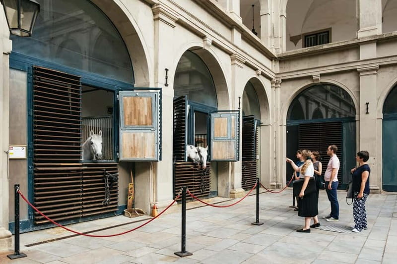 Vienna: Spanish Riding School Guided Architectural Tour - Entering the Spanish Riding School at Michaelerplatz 1