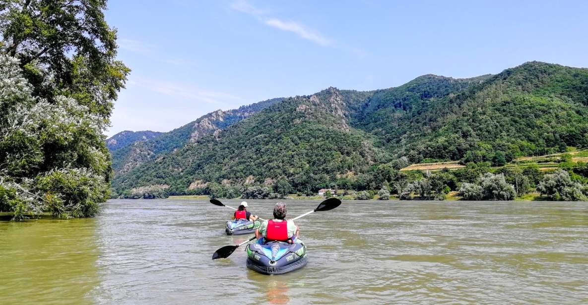 Vienna: Wachau Valley Private Kayak and Wine Tour - From Melk down the Danube: the first paddling leg